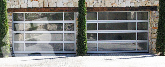 Porte de garage vitre