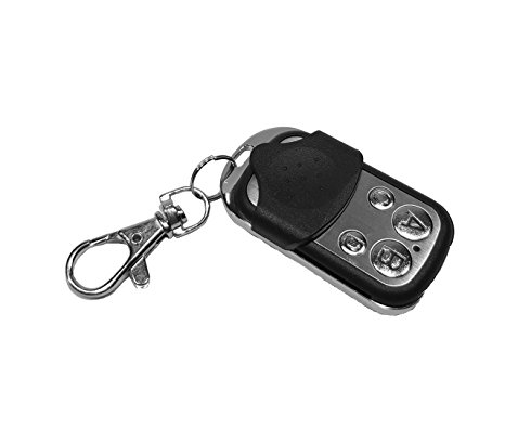 Hd-line 2x tel garage lot de 2 télécommandes pour porte de garage/portail alarme 433 mhz argent