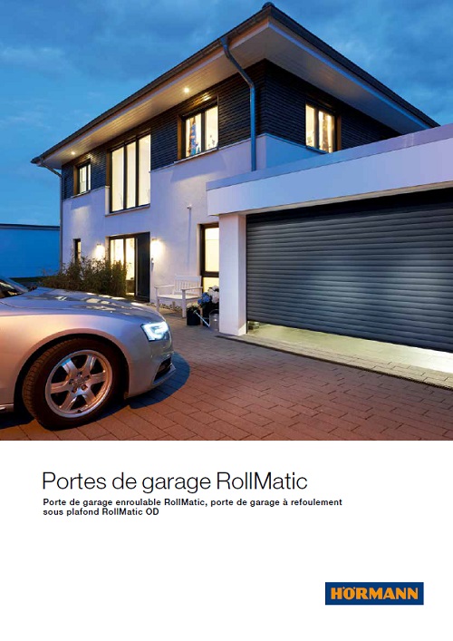 Porte de garage enroulement isolée