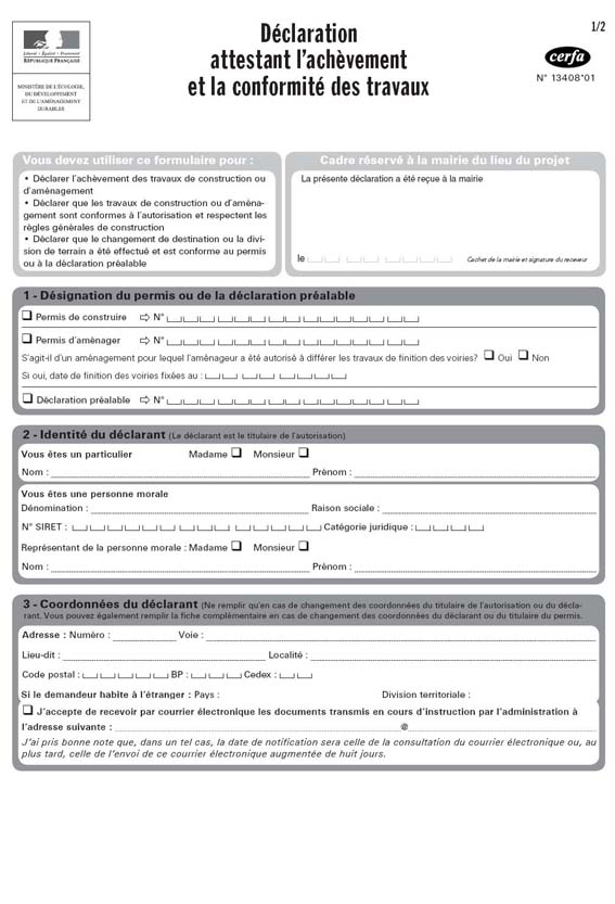 Changement porte de garage declaration de travaux
