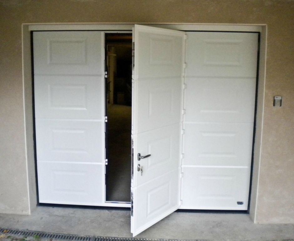 Peindre une porte de garage au pistolet