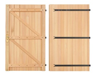 Porte de garage bois sur mesure