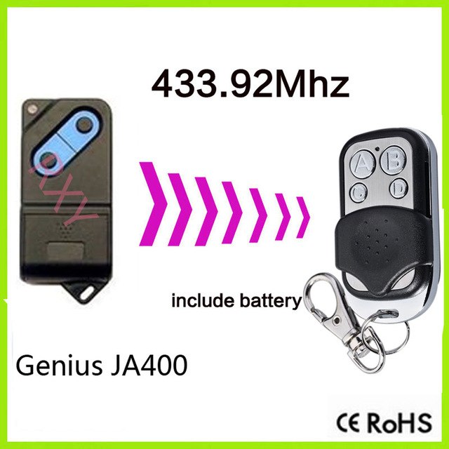 Copie telecommande porte de garage