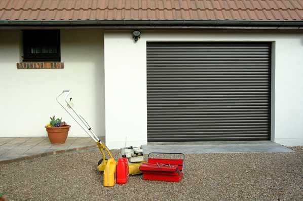 Porte de garage enroulable huis clos