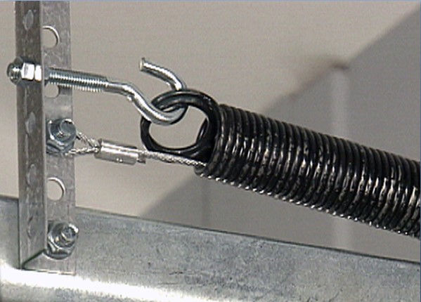 Porte de garage avec ressort de torsion
