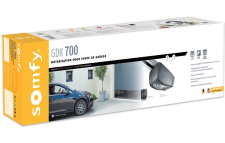 Fermeture electrique pour porte de garage coulissante