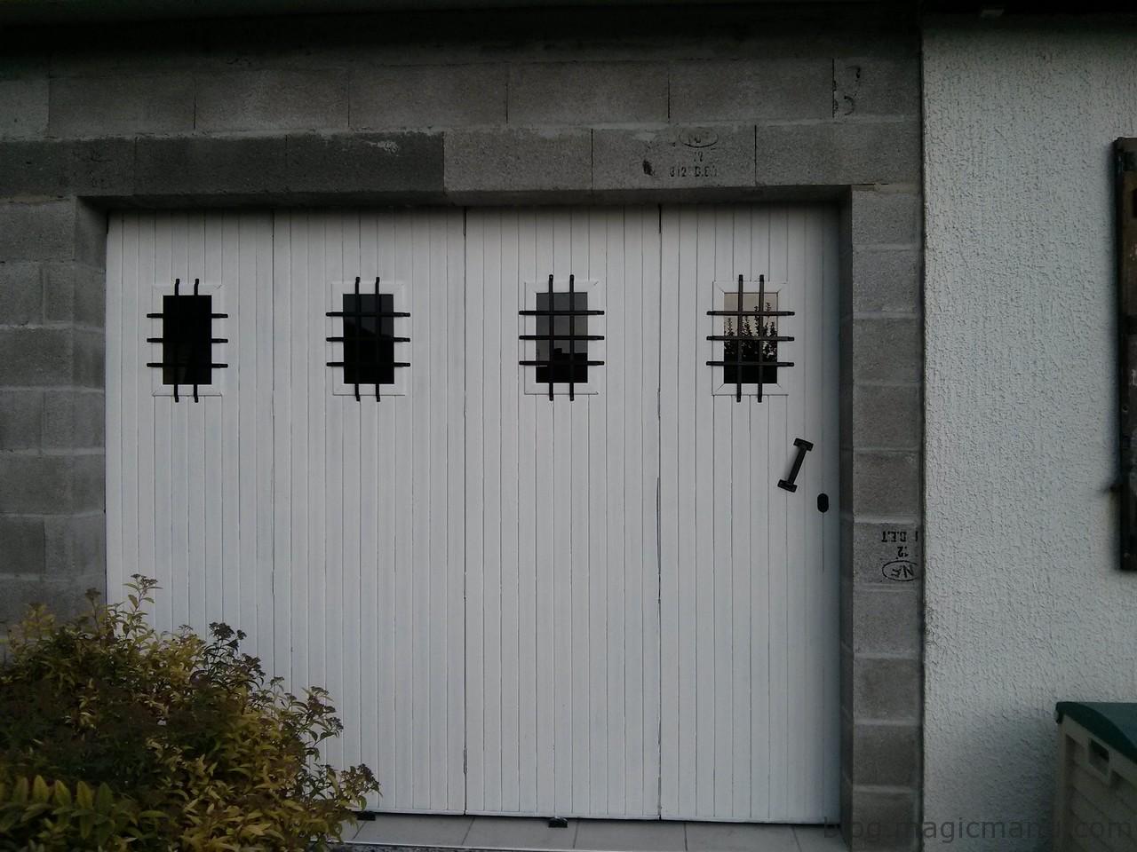 Comment demonter un hublot de porte de garage