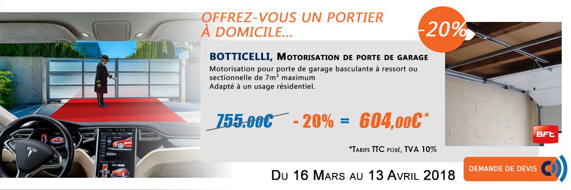 Motorisation porte de garage alsace