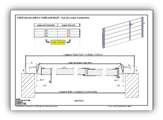 Fiche technique porte de garage sectionnelle