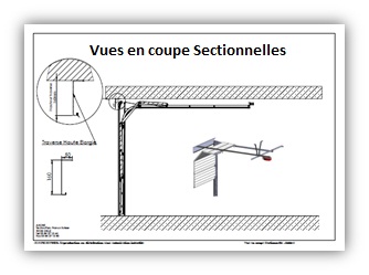 Prix porte de garage sectionnelle avec portillon la toulousaine
