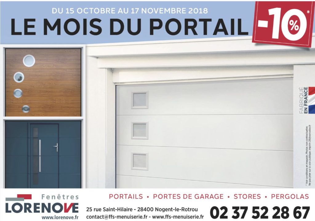 Porte de garage pose offerte