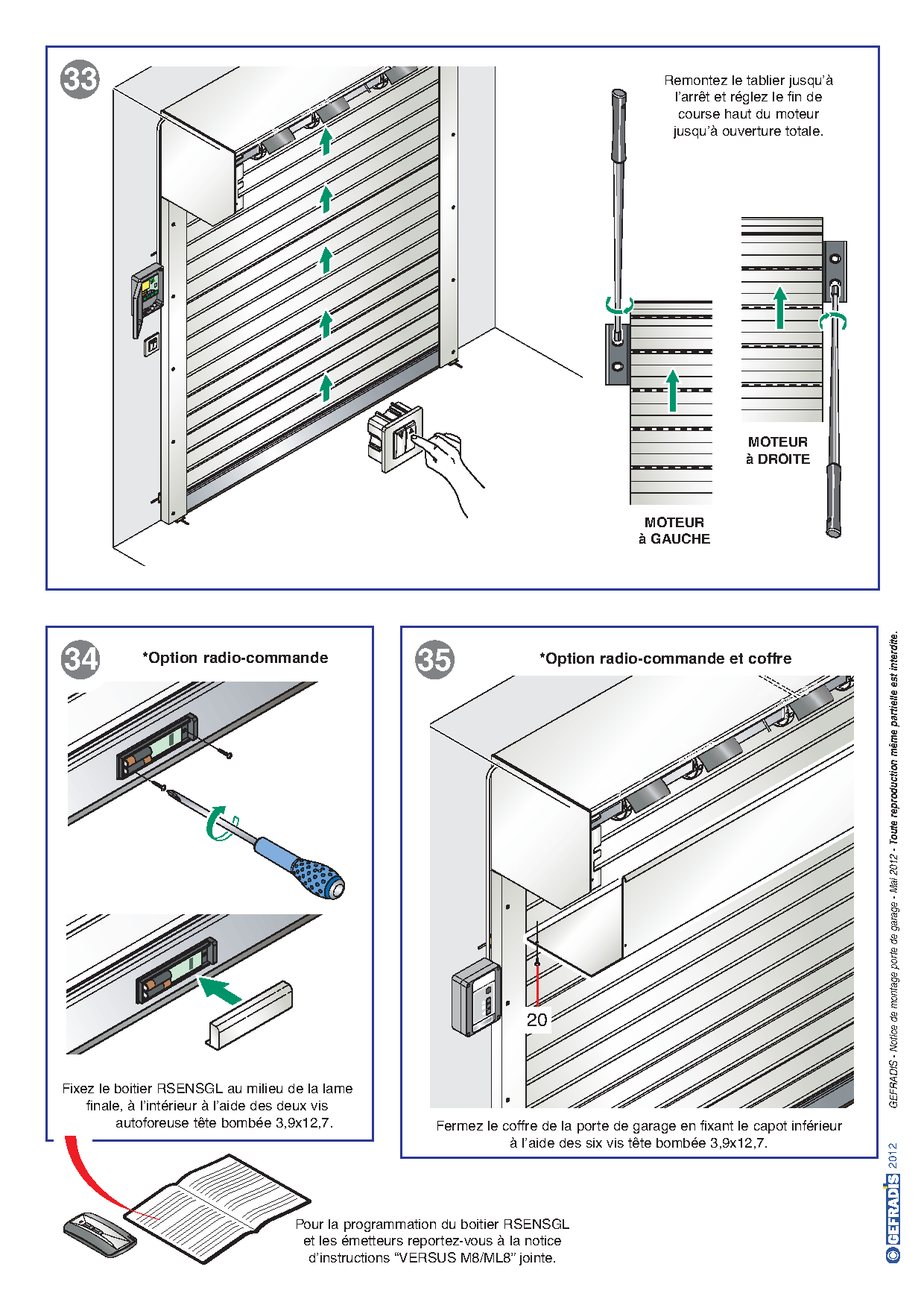 Comment installer porte de garage enroulable