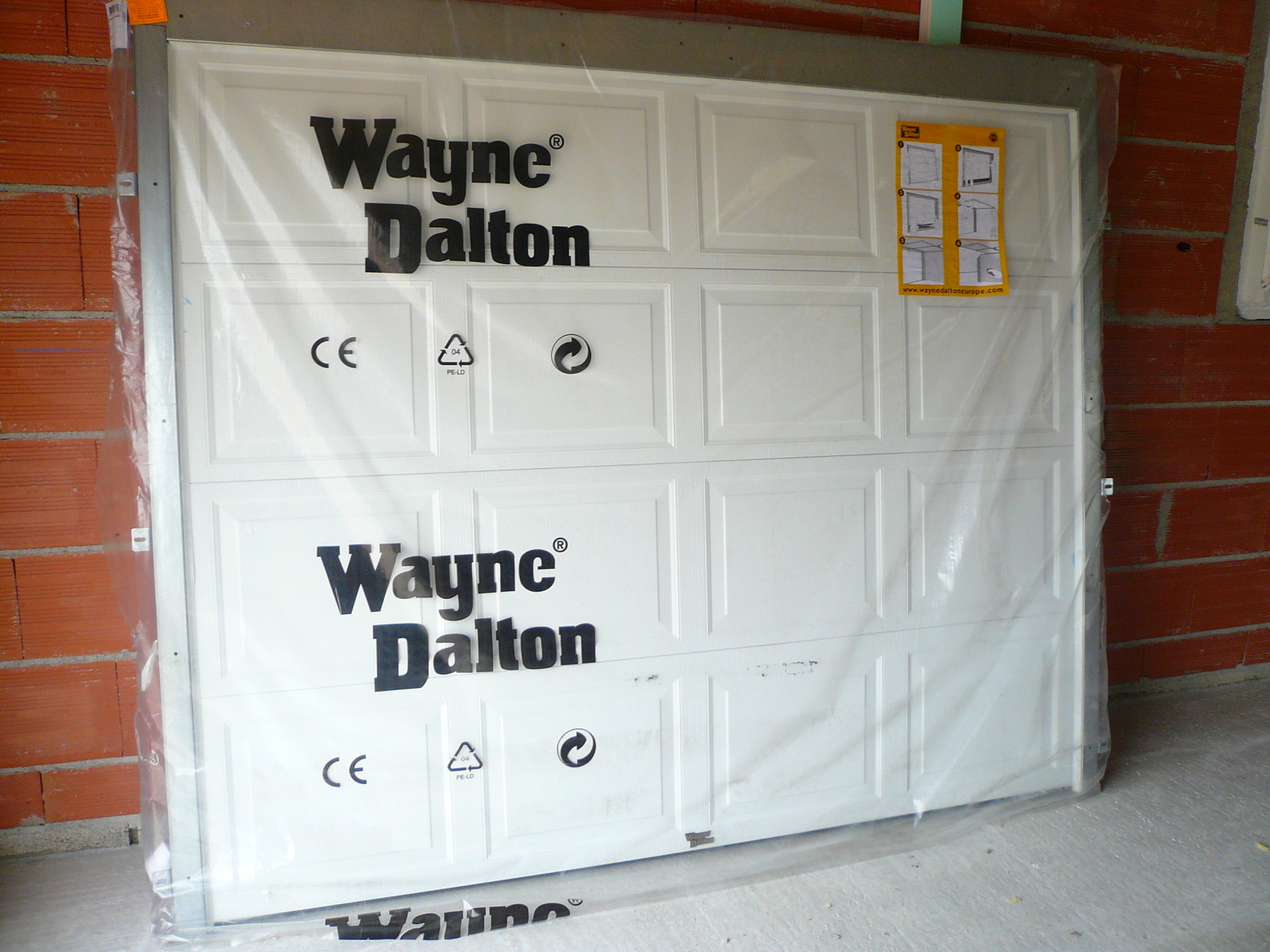 Porte de garage sectionnelle 200x220