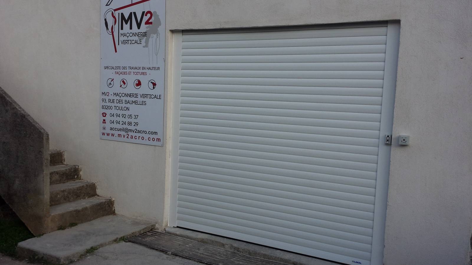 Porte de garage enroulable cg pro