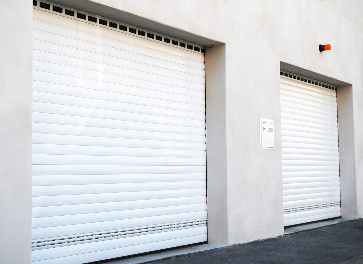 Lame porte de garage enroulable