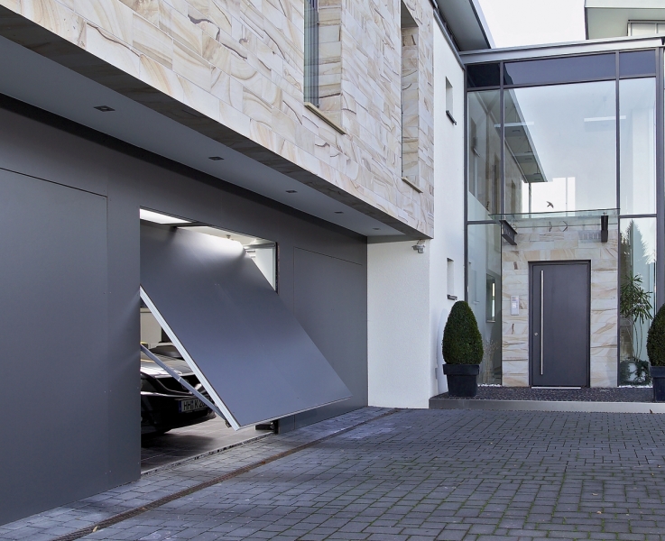 Pose de porte garage basculante