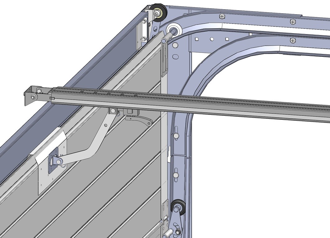 Rail de porte de garage