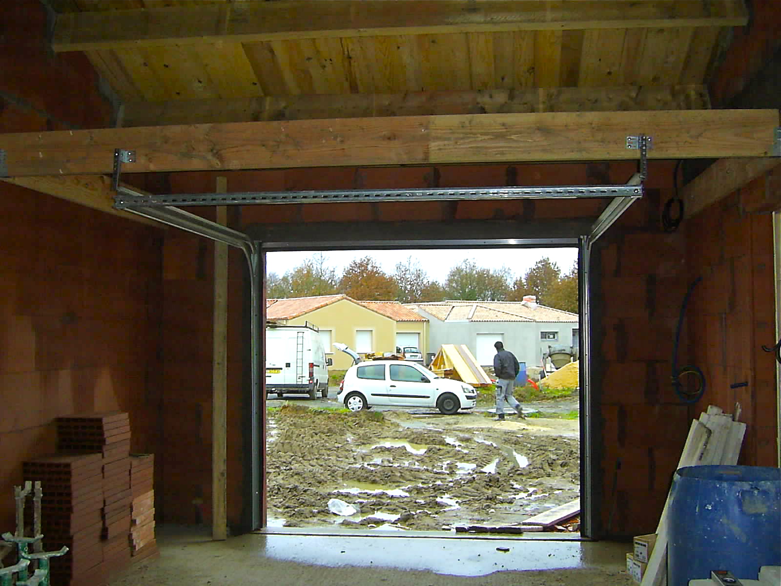 Plan montage porte de garage sectionnelle