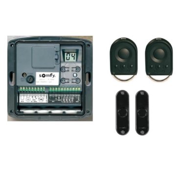 Motorisation porte de garage enroulable somfy