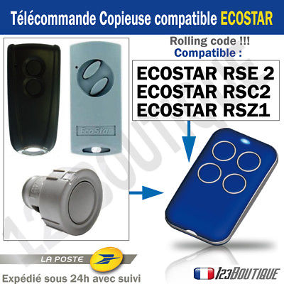 Télécommande porte de garage ecostar rsc2