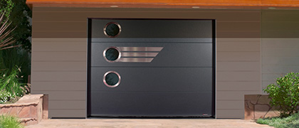 Porte de garage sectionnelle plafond aludoor