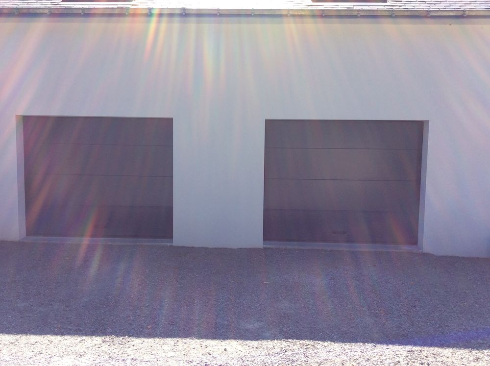 Porte de garage coulissante pvc occasion