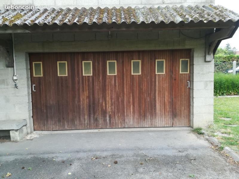 Porte de garage bois occasion
