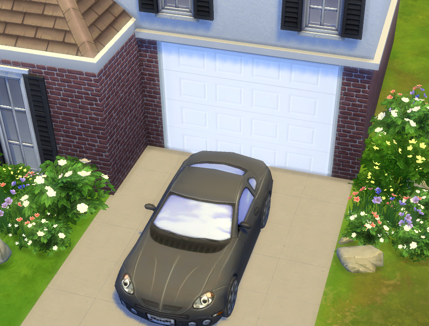 Sims 4 porte de garage