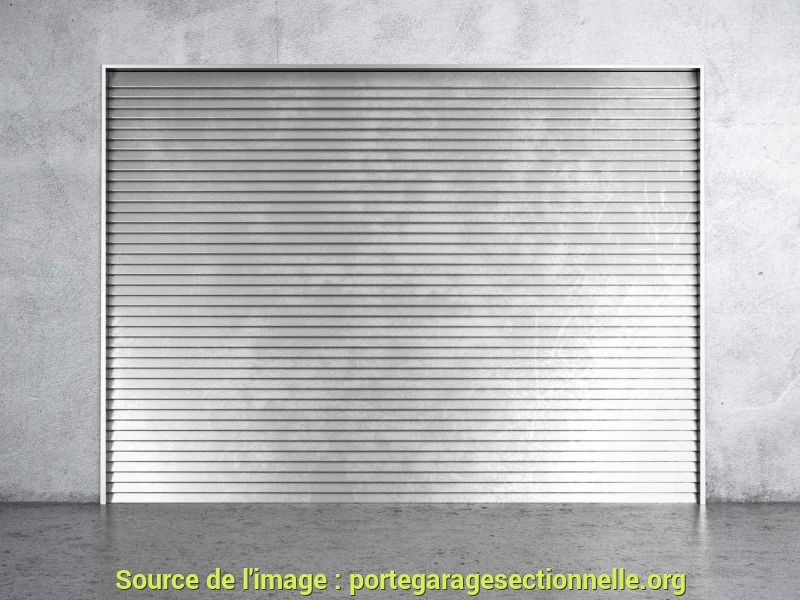 Porte de garage sectionnelle galva