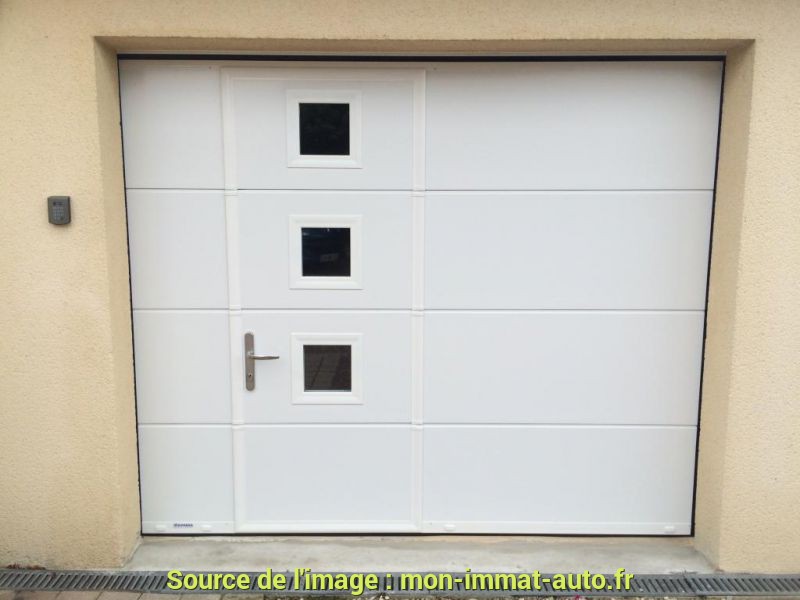 Verrou porte de garage coulissante