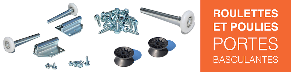 Roulette pour porte basculante de garage