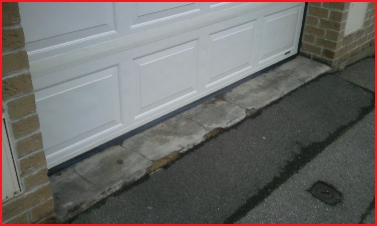 Barre de seuil porte de garage
