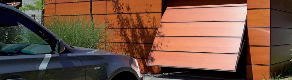 Porte de garage a barder