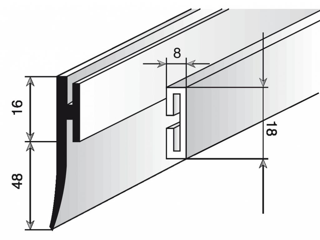 Bavette pour porte de garage