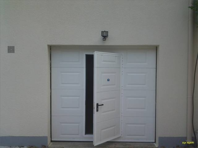 Fabricant porte de garage basculante avec portillon