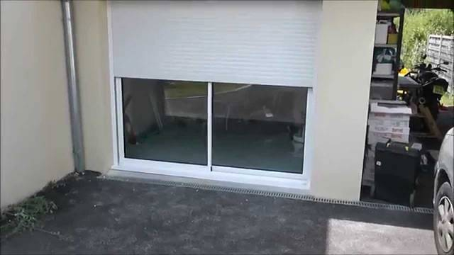 Remplacement porte de garage coulissante