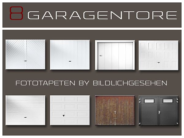 Porte de garage cc sims 4