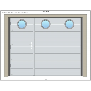 Porte de garage basculante moins cher