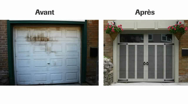 Remplacement porte de garage