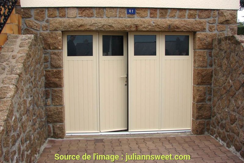 Porte de garage sectionnelle monsieur bricolage