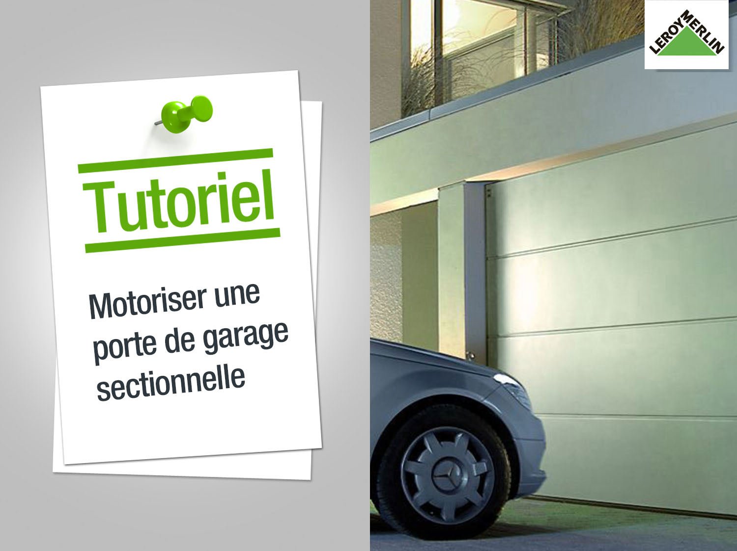 Alimentation moteur porte de garage