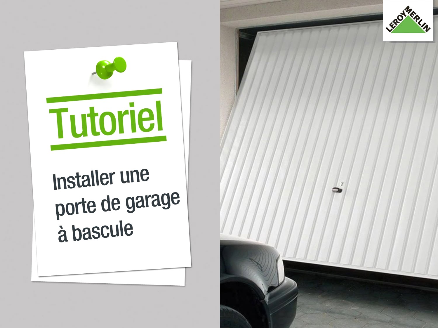 Leroy merlin porte de garage basculante