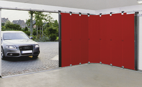 Porte de garage coulissante en hauteur
