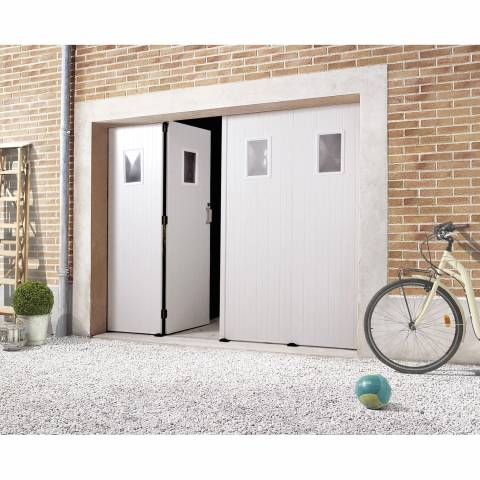 Chatiere porte de garage metallique