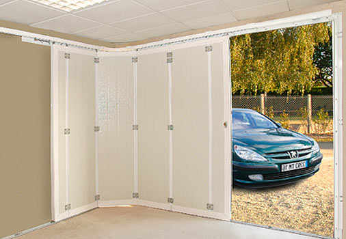 Montage d'une porte de garage coulissante