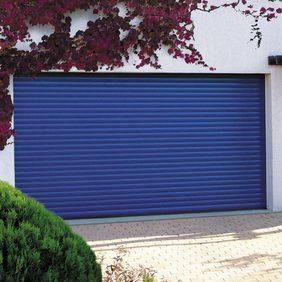Porte de garage avec caisson exterieur