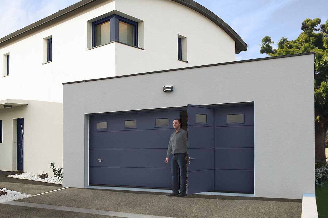 Porte de garage 4m