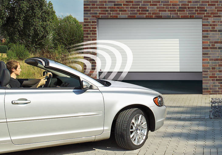 Rollmatic porte de garage enroulable avec motorisation hörmann