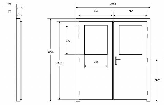 Largeur standard porte de garage double