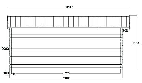 Porte de garage basculante dimensions